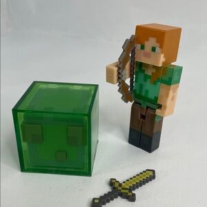 Minecraft Overworld Alex Figure, Slime Box Series 3 Jazwares